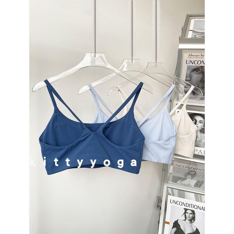 New Arrival Sports Spaghetti Strap Women's Summer Slim Looking Yoga Vest
