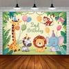 Second Birthday Banner, Photo Backdrop Wall Decor for Baby Party