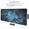 Quiet night sky long large size mouse pad edge lock thickened rubber table pad 800x300x3mm