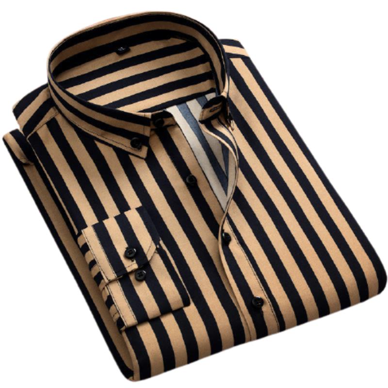 Hombres Manga Larga Simple Rayas Harajuku Ropa Hombre Camisas Street Wear  Casual Estilo Coreano Tops comprar a buen precio — entrega gratuita,  reseñas reales con fotos — Joom