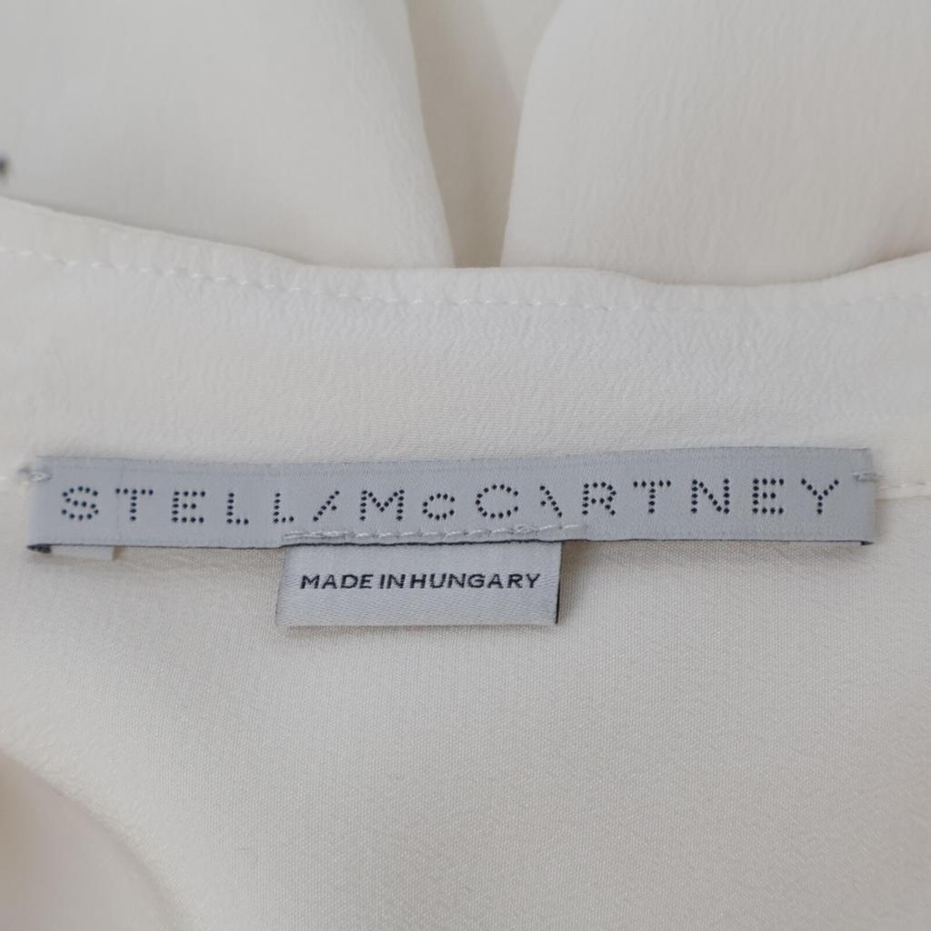 STELLA McCARTNEY White pullover silk shirt tops 36 whiteUsed