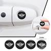 SHEJ3 20mm Car Lock Keyhole Stickers For BMW MINI Cooper One JCW F54 F55 F56 F57 F60 R50 R53 R56 R60 Key Anti-blocking Dustproof Decal