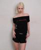 Lekodinghauseu W Be Jealous Off Shoulder Tee [Black]