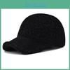 Solid Color Fashionable Imitation Wool Design Outdoor Casual Baseball Cap
