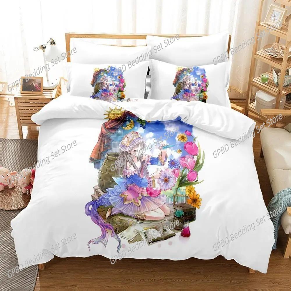 Atelier Totori The Adventurer of Arland 3D Bedding Set Duvet Cover Pillowcases Single Twin Full Queen King Size Home Decor Gift