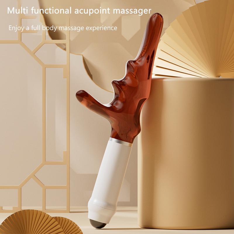 T Akupressur Fußmassagegerät Daumenfinger Druck Auslösepunkt Entspannung Linderung Ganzkörper Tief Handheld Massage Füße Bein Werkzeug
