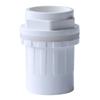 PVC Fish Tank Inlet/Outlet Waterproof Connector with Extended Male/Female Threads