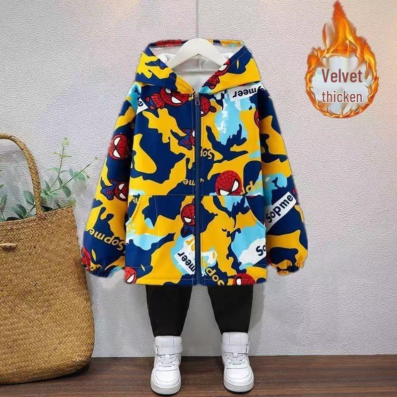 Kids' Cartoon Waterproof Smock – Autumn/Winter Anti-Stain Top for Mealtime Protection