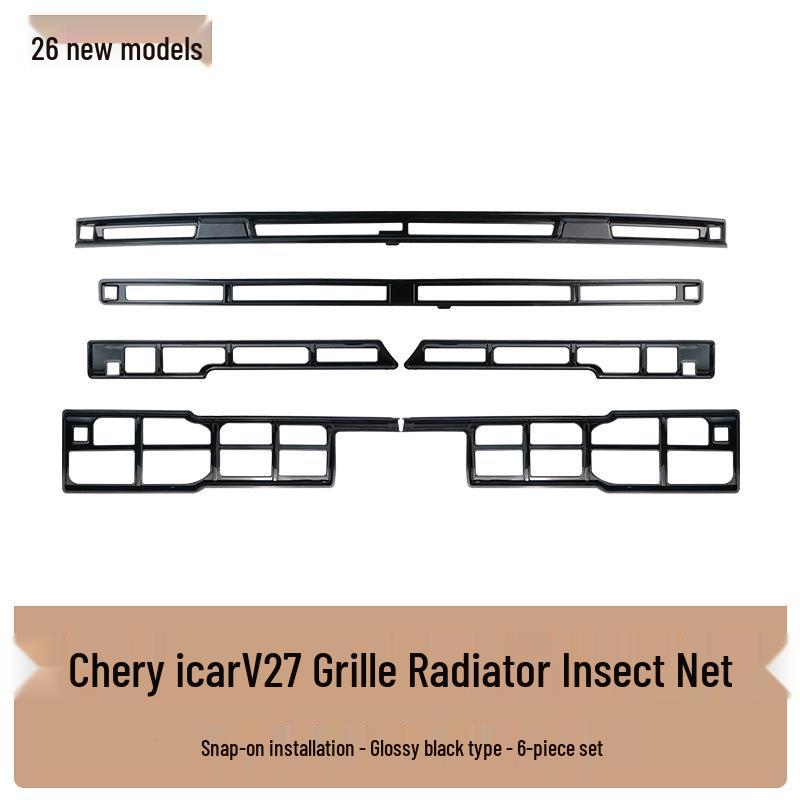 

Chery ICAR V27 Insect & Debris Proof Front Grille Radiator Net - No Disassembly Required, Fits 26 Models