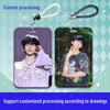 4th Gen Chen Junming Sliding Card Holder: Student Meal, Bus, Access & Water Card Case