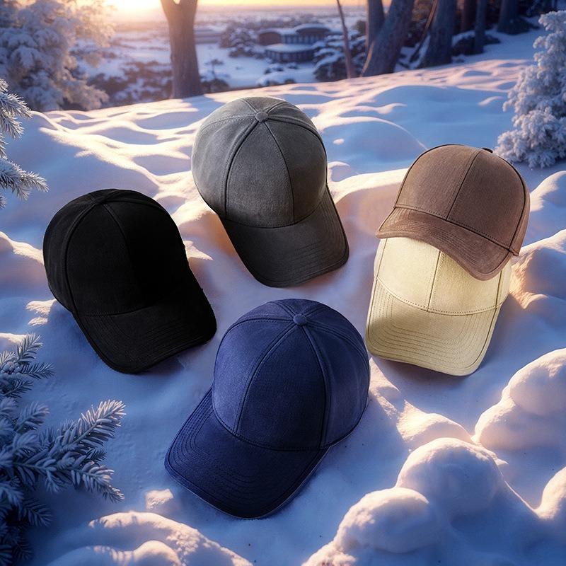 Autumn and Winter New Warm Baseball Cap Medium and Old Men's Large Size Large Head Circumference Outdoor Hat Cycling Windproof Cap
