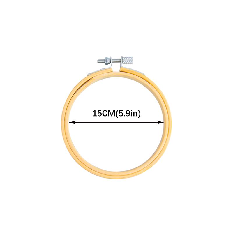 Dia 8-40cm Embroidery Hoops Frame Kit Bamboo Embroidery Hoop Rings For DIY Sewing Cross Stitch Needle Craft Tool Festival Decor
