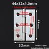 Stainless Steel Folding Casement Hinge for Doors, Windows, Wooden Boxes & Luggage (1-4 inches)