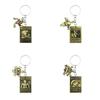 One Piece Keychain Set With Zinc Alloy Characters For Anime Fans And Gift Giving