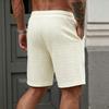 Men’s Knit Shorts Plus Size with Drawstring Waist Relaxed Fit for Beach and Casual Wear Comfortable Design