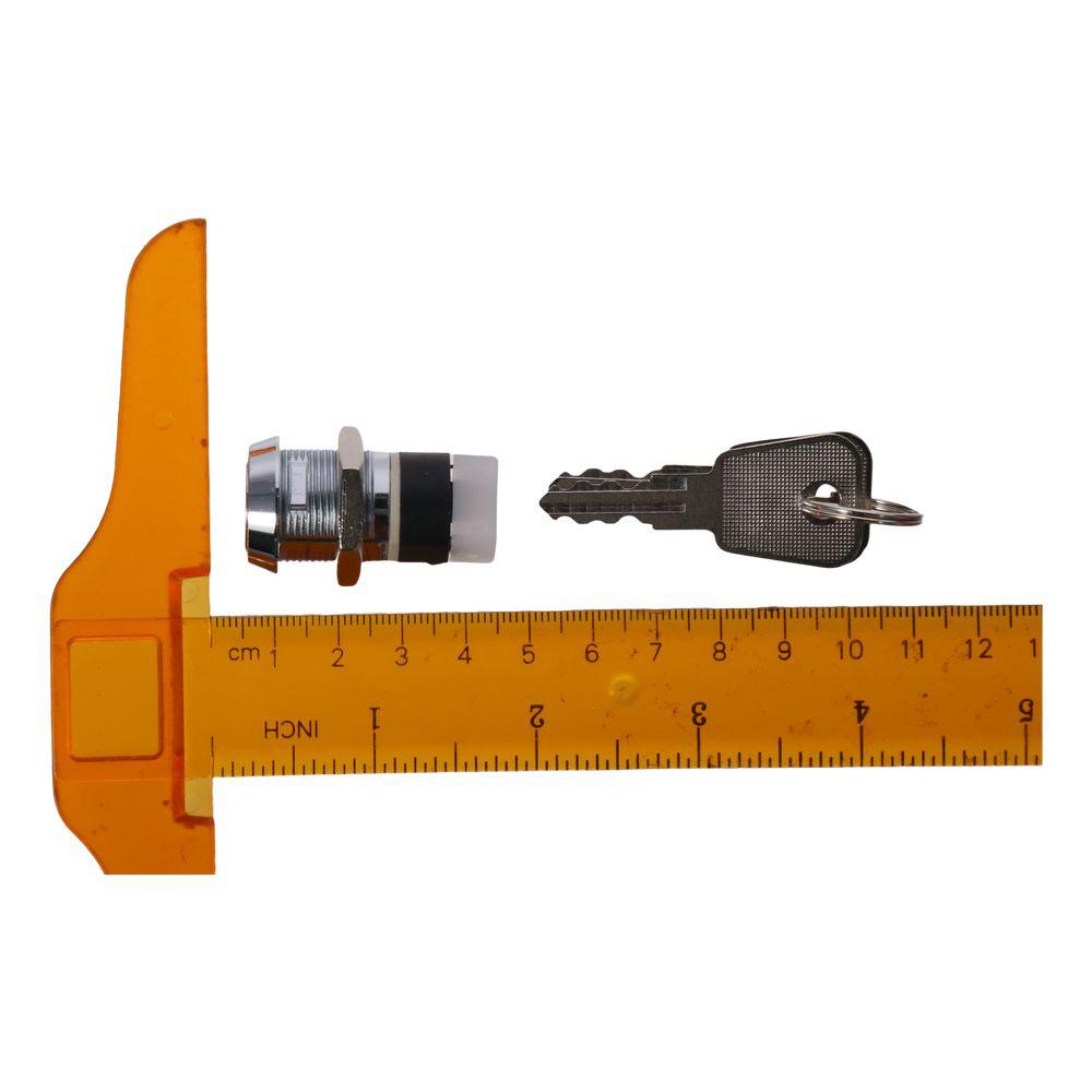 2NO 2NC Electric Keylock 2 Positions Push Button Switch Durable   DIY