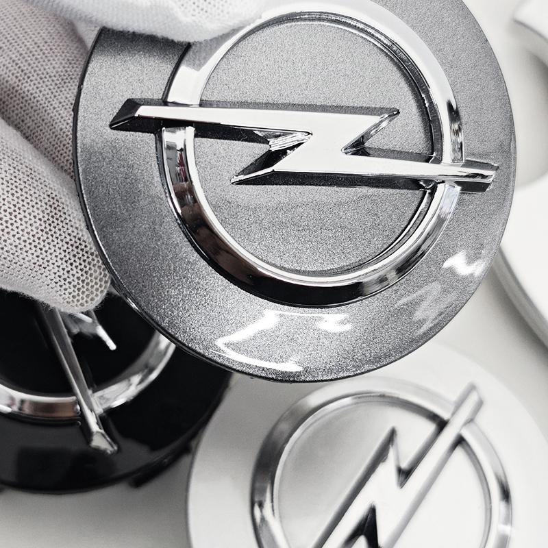 4pz 54/58/64mm Coprimozzo ruota auto, stemma coprimozzo centrale ruota Per Opel Astra H G J Insignia Mokka Zafira Corsa Vectra C D