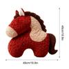 Horse Pillow Pony Plush Pillow Horse Plush Throw Pillow 18.9 Inch Soft Decorative Cushion for Sofa Bedroom 3d Horse Shaped