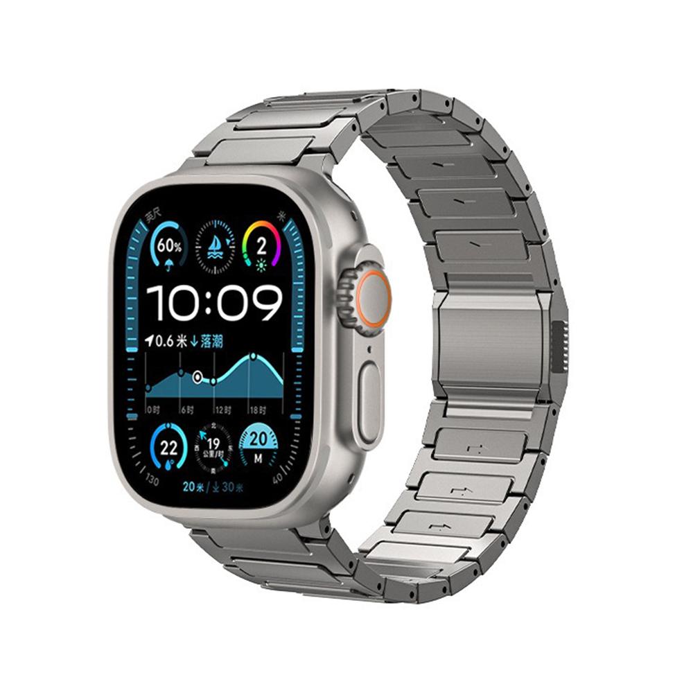 Magnetic Titanium Band for Apple Watch Ultra 2/1 49mm 10 46mm 9 8 7 45mm Luxury Men Correa Bracelet For Iwatch SE 6 5 44mm Strap