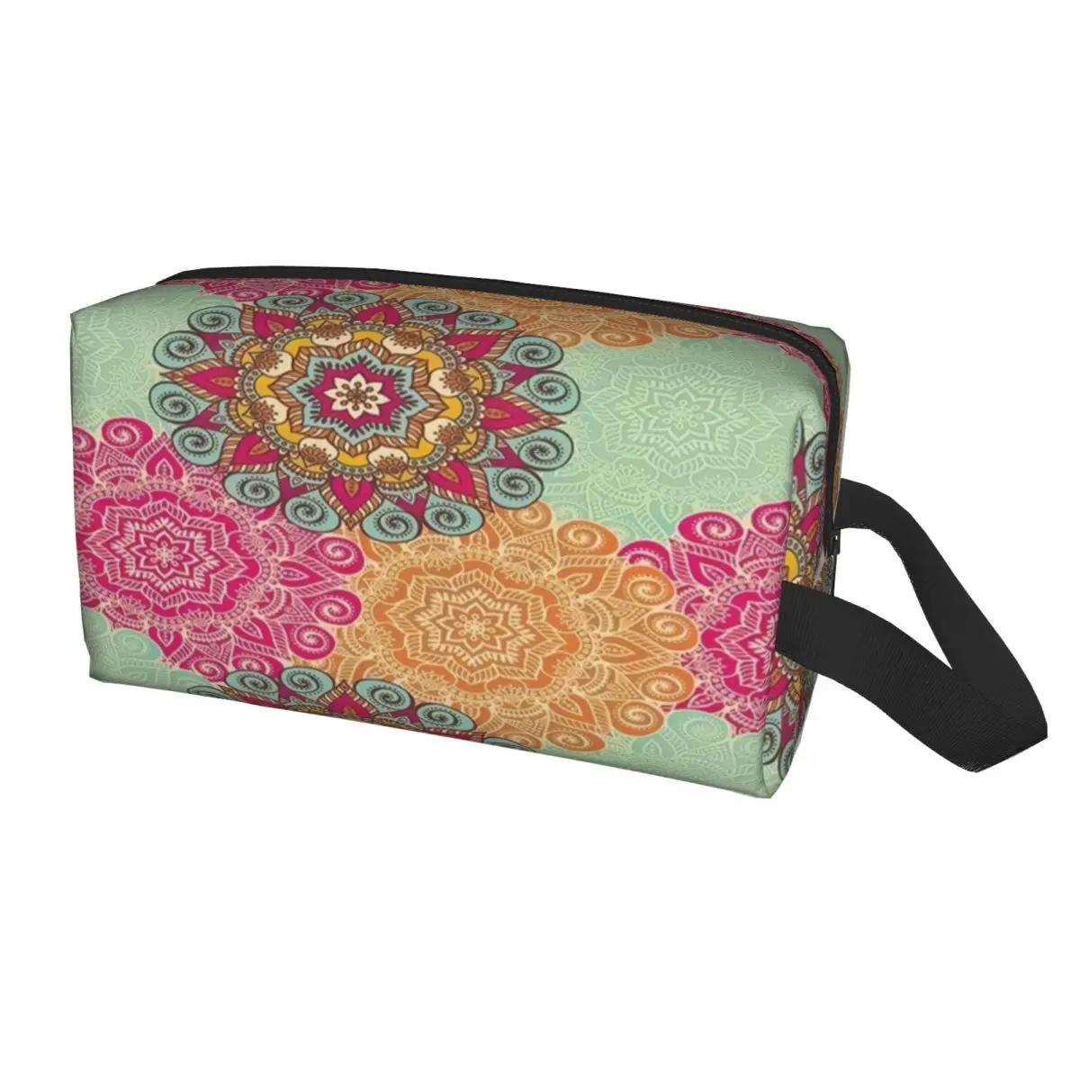 

Custom Mandala Flower Deanfun Colorful Travel Cosmetic Bag Women Toiletry Makeup Organizer Lady Beauty Storage Dopp Kit S разноцветный