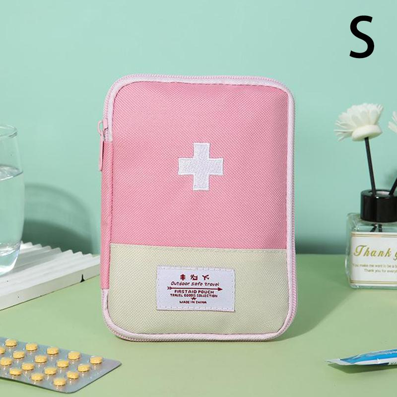 1Pc Mini Tragbare Medizin Tasche Reise Erste Hilfe Kit Medizin Tasche Lagerung Tasche Survival Kit Medizin Box Outdoor Notfall Camping