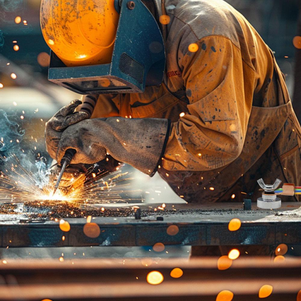 1 stk magnetisk jordingsenhet sveisetilbehør magnetisk sveisemaskin jordklemme