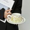 Ins Simple Small Fresh Coffee Cup Butterfly Suit High End Sense Home Afternoon Tea Latte Cup for Girls Souvenirs