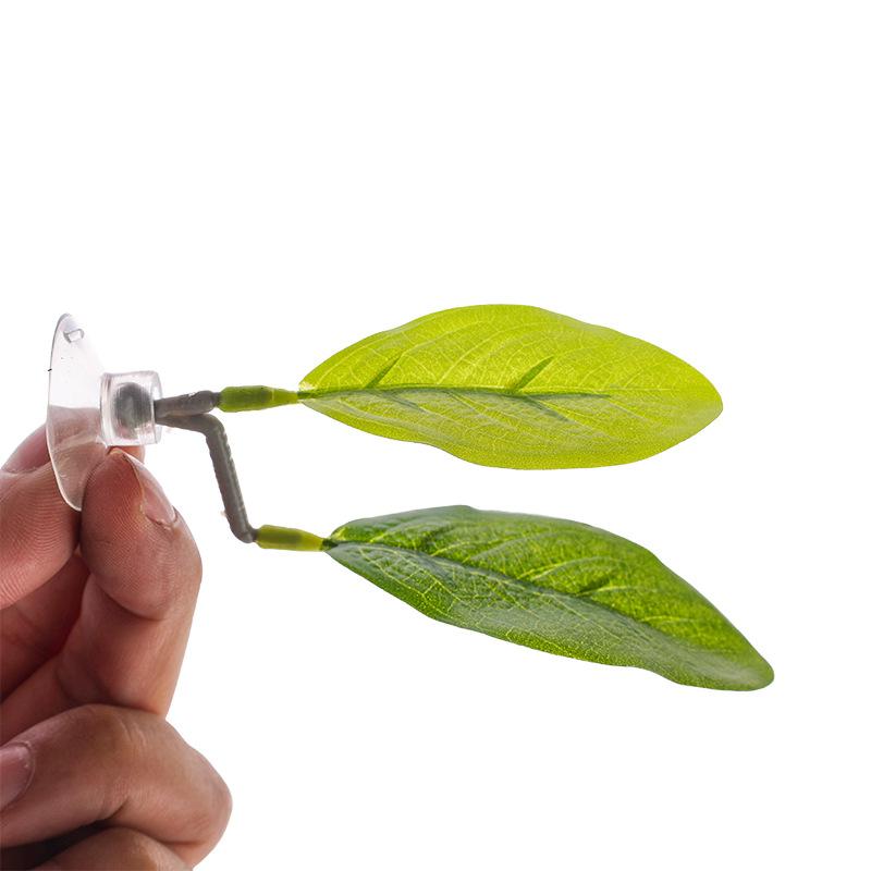 1 Peça Folha Ornamental Artificial Rede para Desova de Peixes Decoração de Aquário para Animais de Estimação Peixes Betta Plantas de Relaxamento e Brincadeira Decoração de Aquário