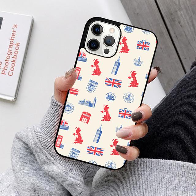 London Bus England Big Ben Phone Case For iPhone 17 Air 16 15 14 13 12 11 Pro Max Plus Max Cover Shell coque