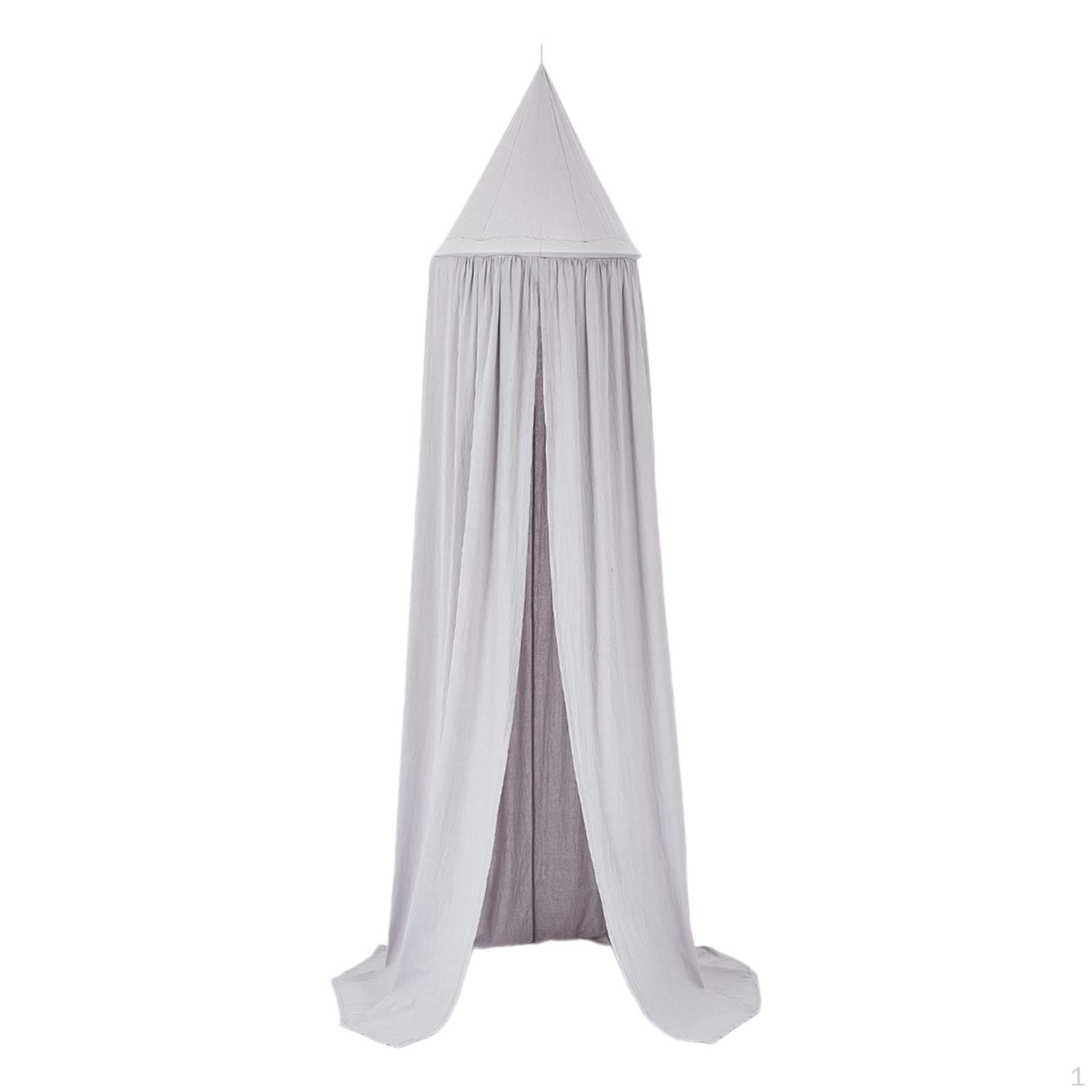 

Детская кровать балдахин балдахин уголок для чтения, украшение дома, круглый, игровой замок, принцесса