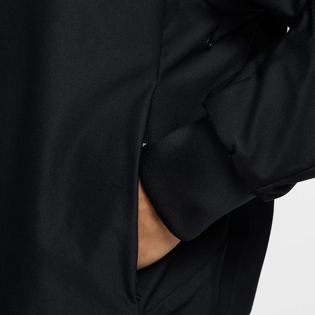 Nike Therma Jackets Men's Black/Dark Smoke Gray Baseball Collar Moderate Other HV3782-010