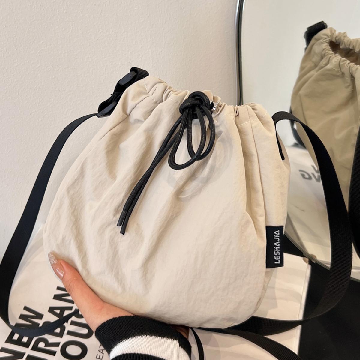 

Fitness Bag Sports Men and Women Advanced Sense of Training Leisure Messenger Travel New Shoulder Bag Backpack бежевый