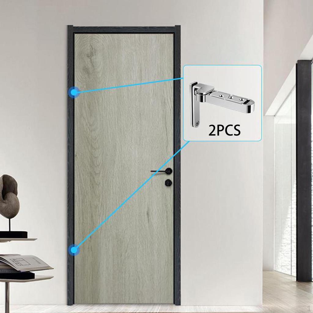 Ascunde balama ușă rezistentă la uzură exterioară universală ușor de instalat aliaj de zinc balamale invizibile pentru