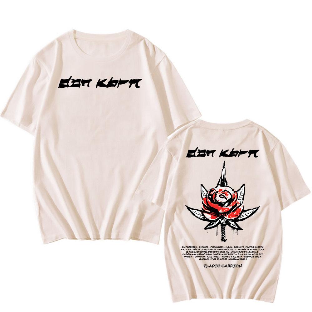 Men Tees 2025 Album DON KBRN Tshirts Singer Eladio Carrión Printing T-shirt Summer Round Neck T Shirt for Male Unisex Top Summer