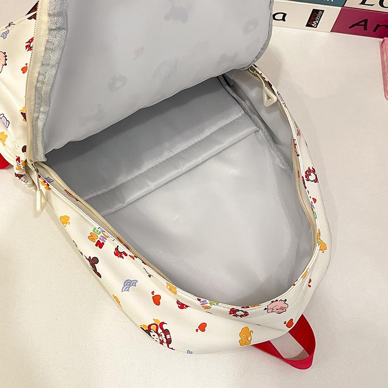 School bag new lightweight small backpack middle school student junior high school student college student schoolbag women's simple backpack