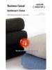 Men's Cashmere Half-High Neck Thick Knit Casual Pullover Sweater