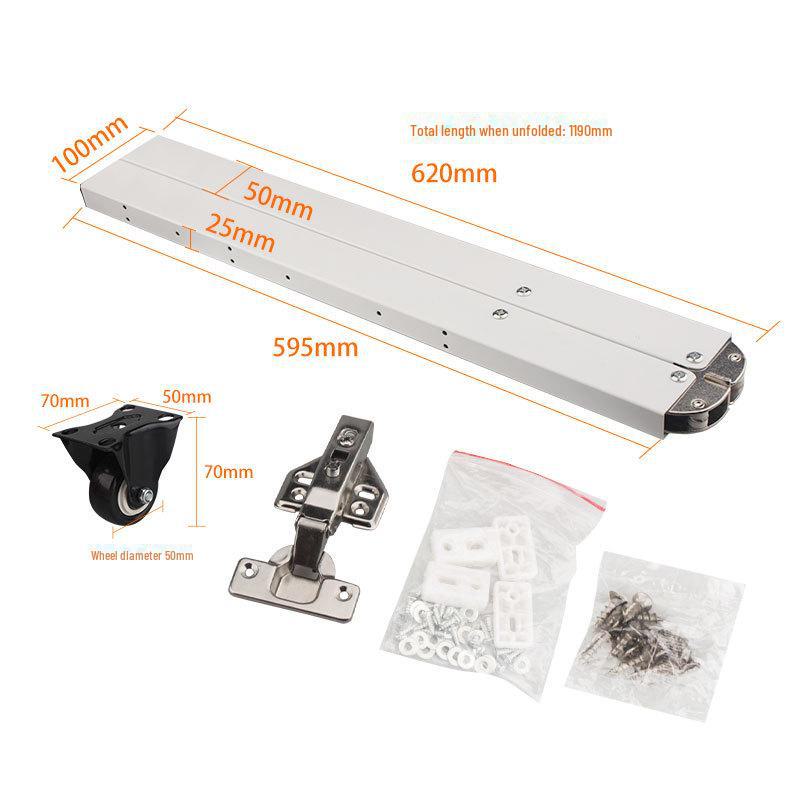 

Многофункциональный складной обеденный стол со скрытым хранением и невидимой фурнитурой