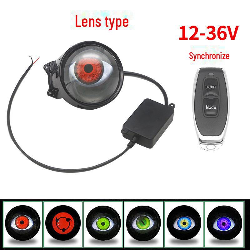 Multi-Mode LED Car Headlight with 1.5W Demon Eye Lens