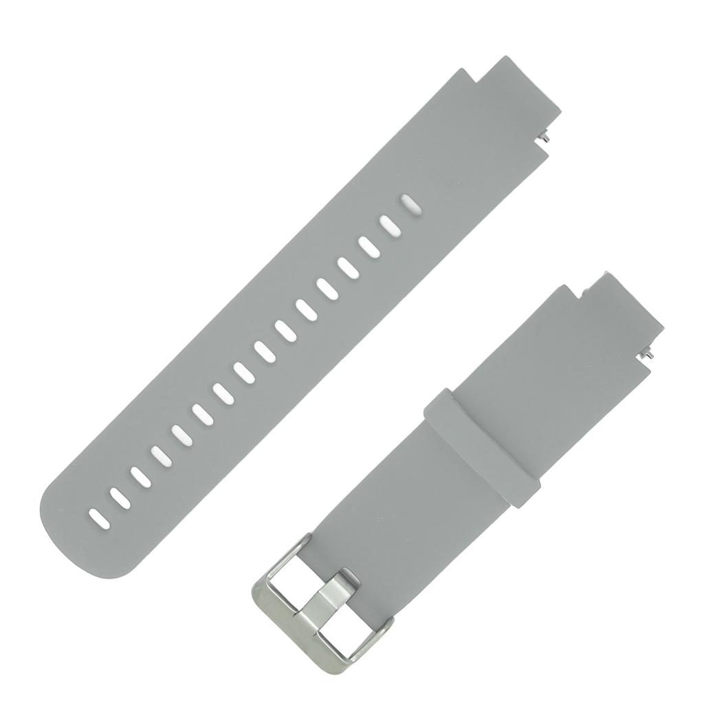 Smartwatch Replacement Band Silicone Watch Wrist Strap Single Color for Amazfit Verge 3Gray