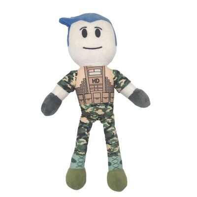 35cm Roblo Game Plush Toys Doll Captain Camouflage Boy Halloween Soft Stuffed Toy Baby Kids Birthday Gift