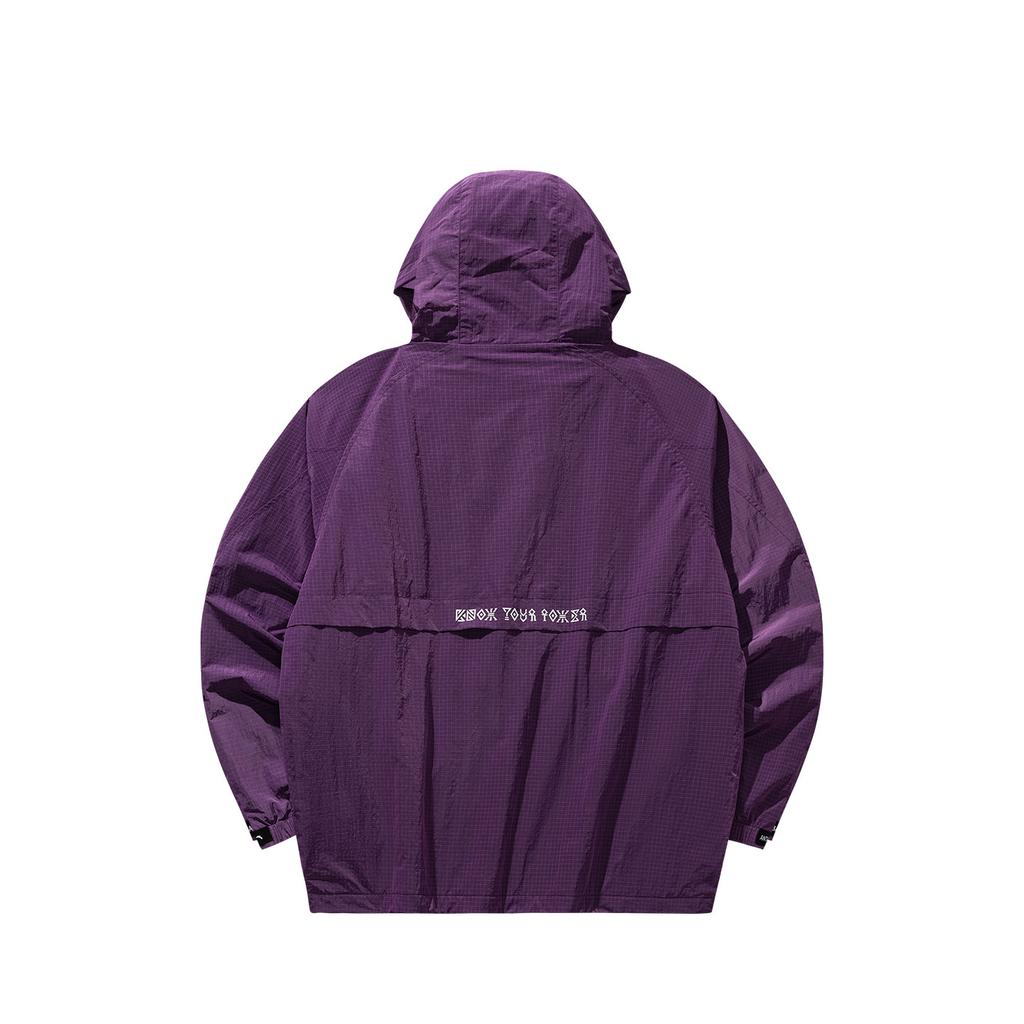 ANTA Jackets Unisex Purple Sand Color 2 Hooded Moderate Other 172541603-2