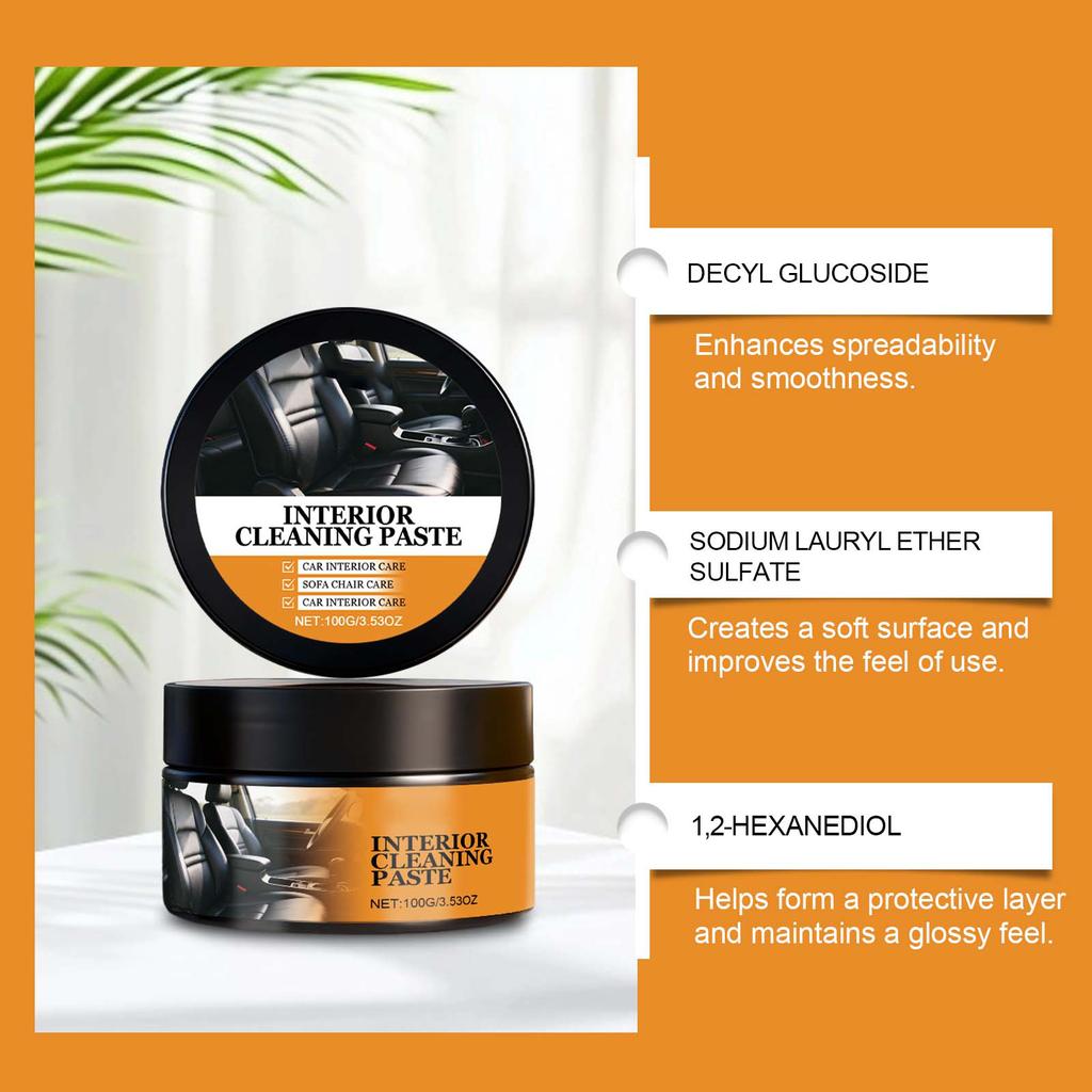 Multi-purpose Car Leather Cleaner For Seat And Interior Polishing, Stain Removal, Cleaning, And Daily Maintenance