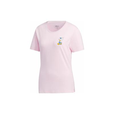 Neo Round Neck Comfortable Breathable Sports Casual Short Sleeve T-Shirt Women Tops Pink GJ5653