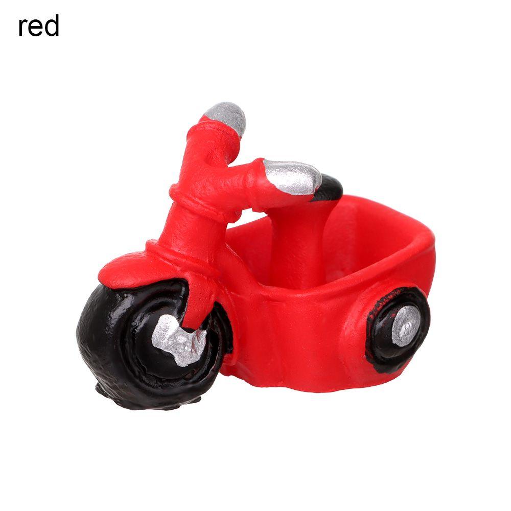 Scale Kids Toy Doll House Ornaments Resin Craft Dollhouse Motorcycle Miniature Tricycle Fairy Garden Dolls Accessories