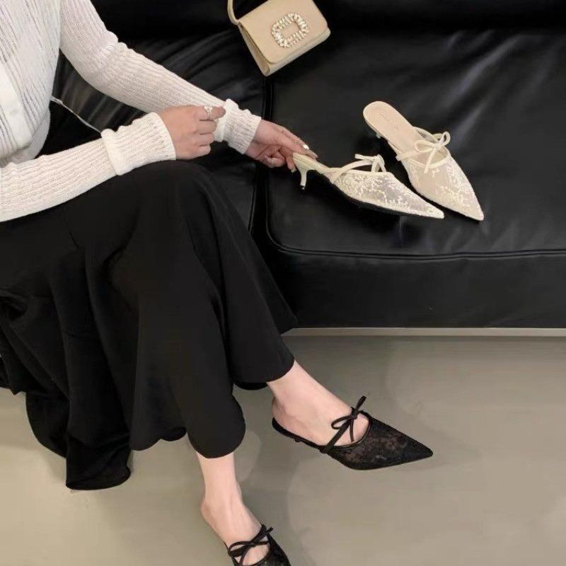 2025 New Designer Summer Women Mules Slipper Shallow Square Toe Zebra Slides Casual Outdoor Office Lady