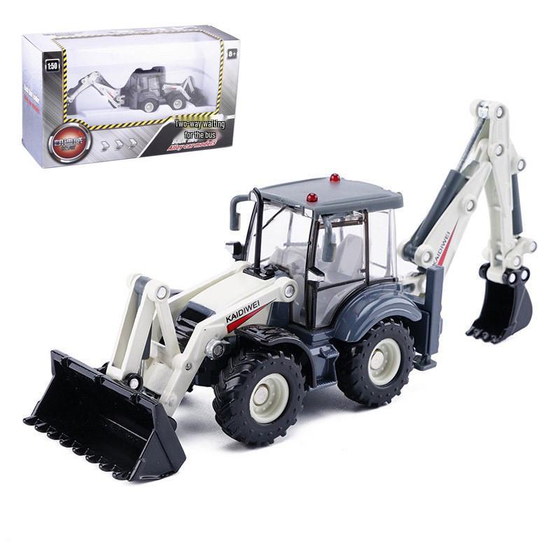 Two-Way Double-Sided Forklift Car Model 1:50 Children s Toy Window Box