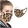 1PC Adult Leopard Print Ice Silk Protective Mask Can Be Dust-Proof And Washable
