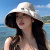 Casual Breathable Sun Protection Uv Protection Sunshade Hat Sunscreen Visors Folding Sunshade Travel Caps Embroidery Cap Panama Hat Fisherman Cap