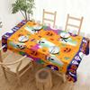 1pc Tablecloth Pumpkin Ghost Halloween HD Digital Print Tablecloth Modern Easy Fashion Rectangular Tablecloth, Suitable for Kitchen, Dining Room, Part
