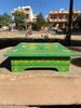 Embossed Painted Wooden Chowki Bajot: Indian Home Decor Table